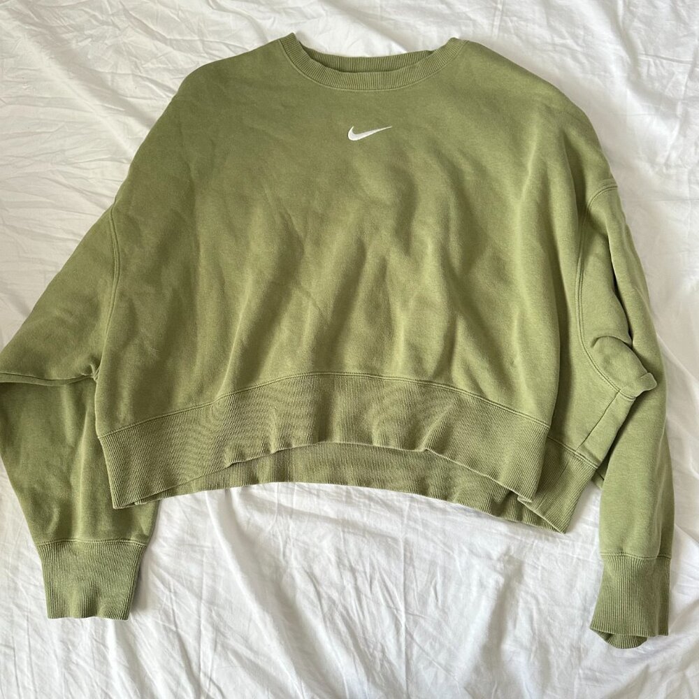 Nike Sportswear Phoenix Fleece Matching Set Alligator Green Medium - Picture 5 of 16